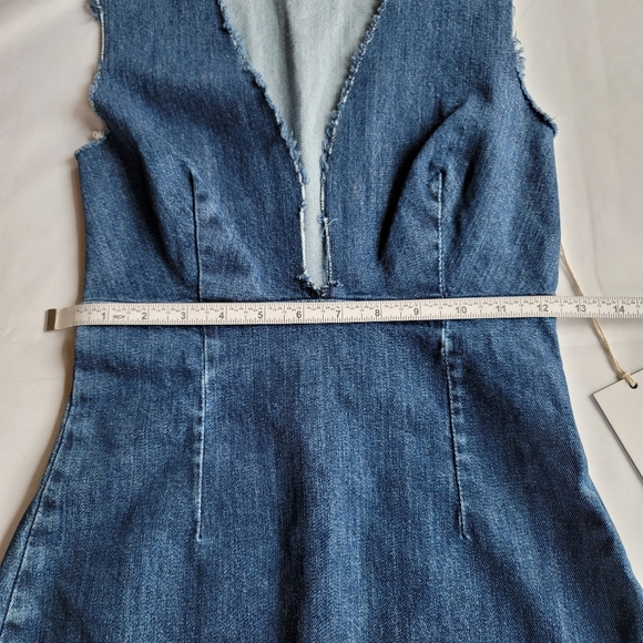 NWT GRLFRND "Estelle" Denim Dress - size XS - Picture 7 of 10
